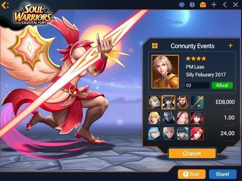 Soul Warriors Celestial Fury community event screenshot