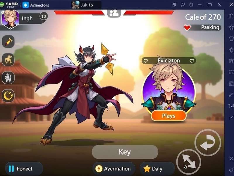 Soul Warriors Celestial Fury character customization screen